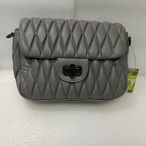 Badgley Mischka Mini Quilted Messenger Bag NWT